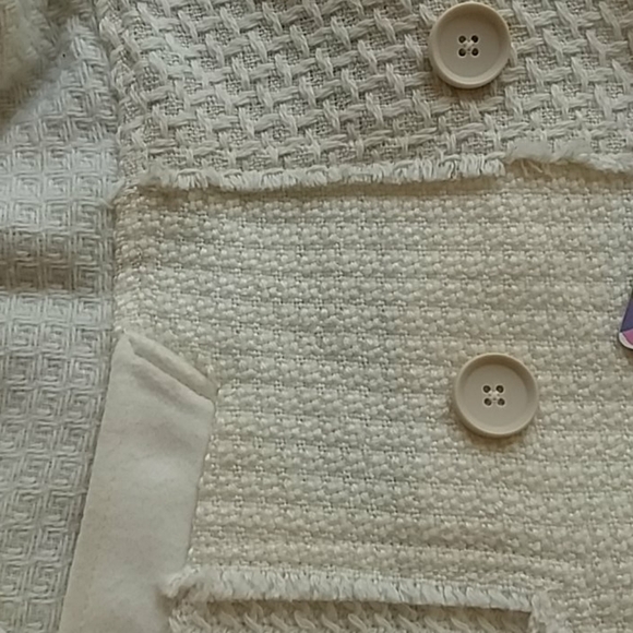 Desigual new Pakaian jadi wanita ivory coat jacket - Picture 6 of 15